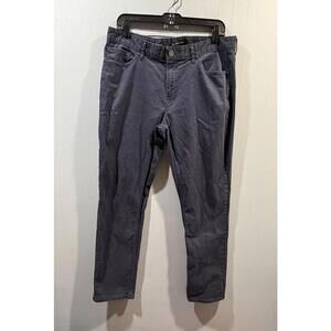 Mens Michael Kors Chino Pants Size 34x32 Blue Paker Slim Fit